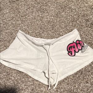 Hustler Yoga Shorts with Pink FLIRT